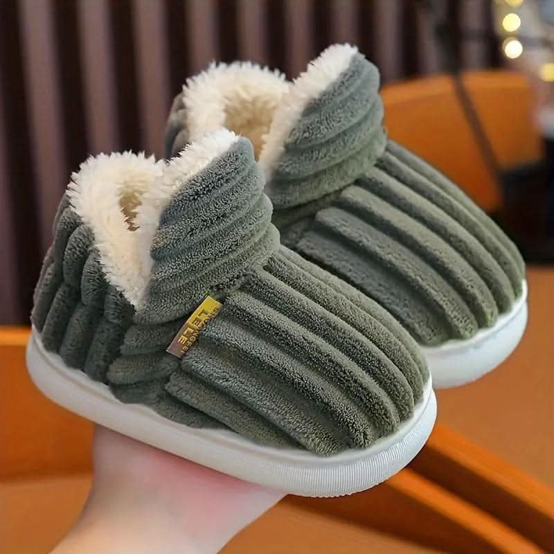 Warm Fleece Indoor House Slippers for Men and Women