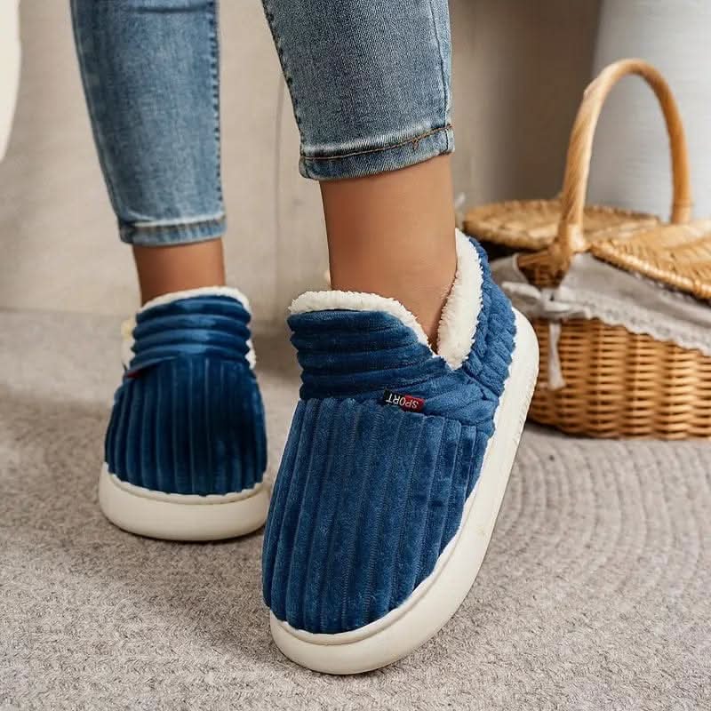 Warm Fleece Indoor House Slippers for Men and Women
