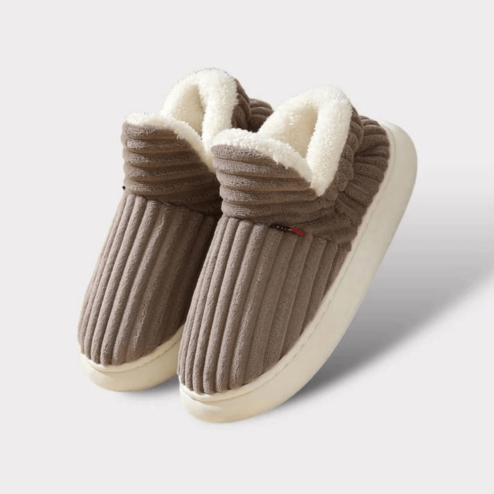 Warm Fleece Indoor House Slippers for Men and Women