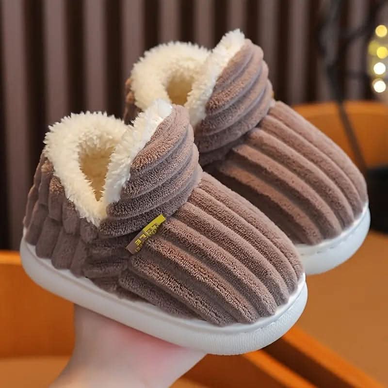 Warm Fleece Indoor House Slippers for Men and Women