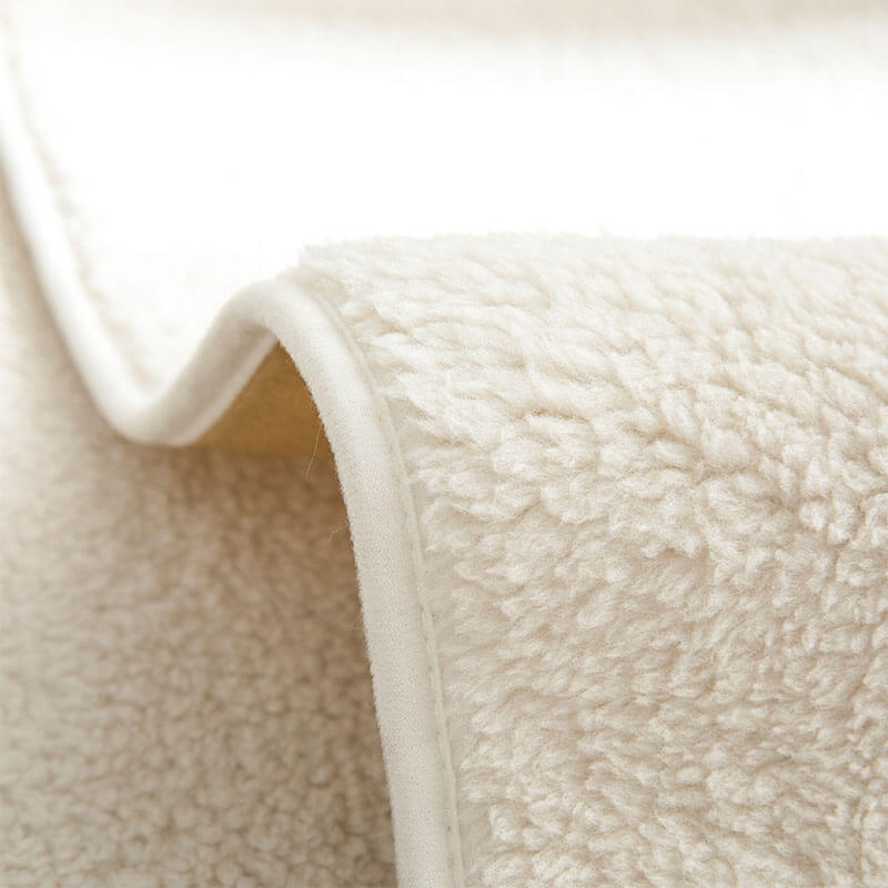 Waterproof Sherpa Fleece Sofa Cover with Non-Slip Backing