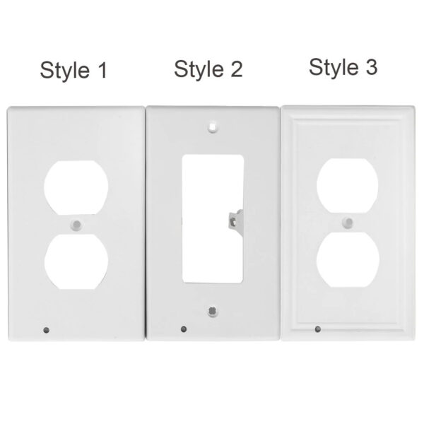 LED Night Light Outlet Covers with Automatic Sensor - Energy Efficient and Safe for Kids