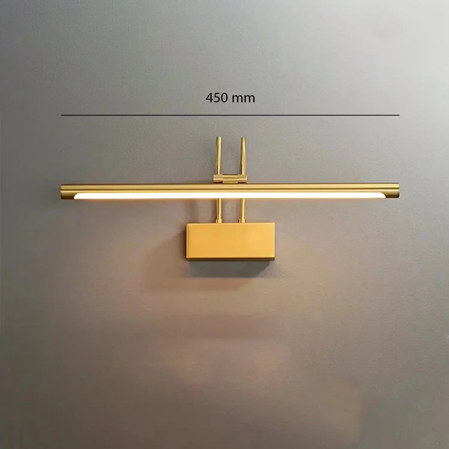 Gold Minimalist Picture Light for Art and Mirrors