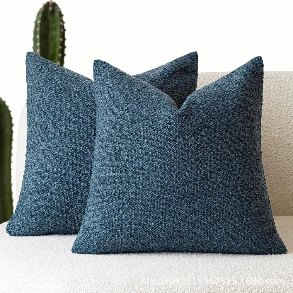 Boucle Cushion Cover with Mid-Century Texture