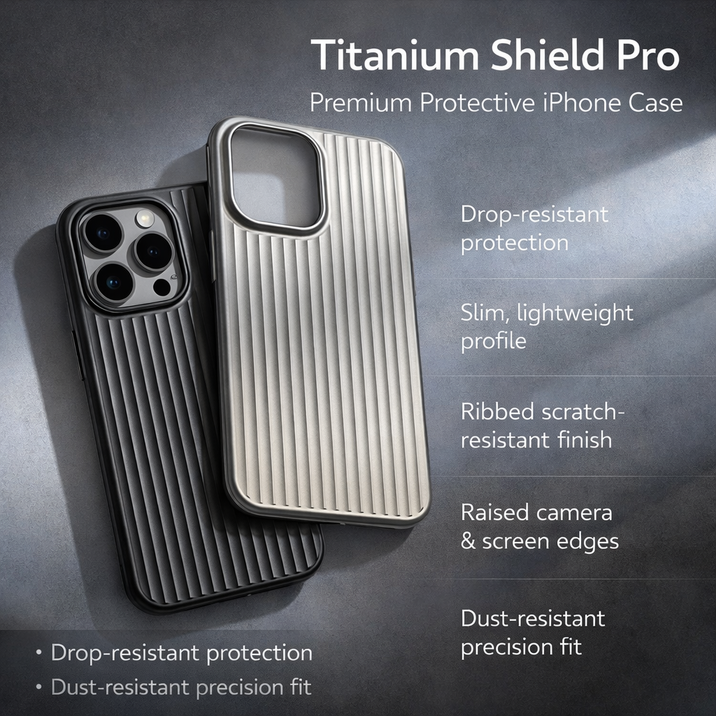 Slim Drop-Resistant iPhone Case with Scratch-Resistant Surface