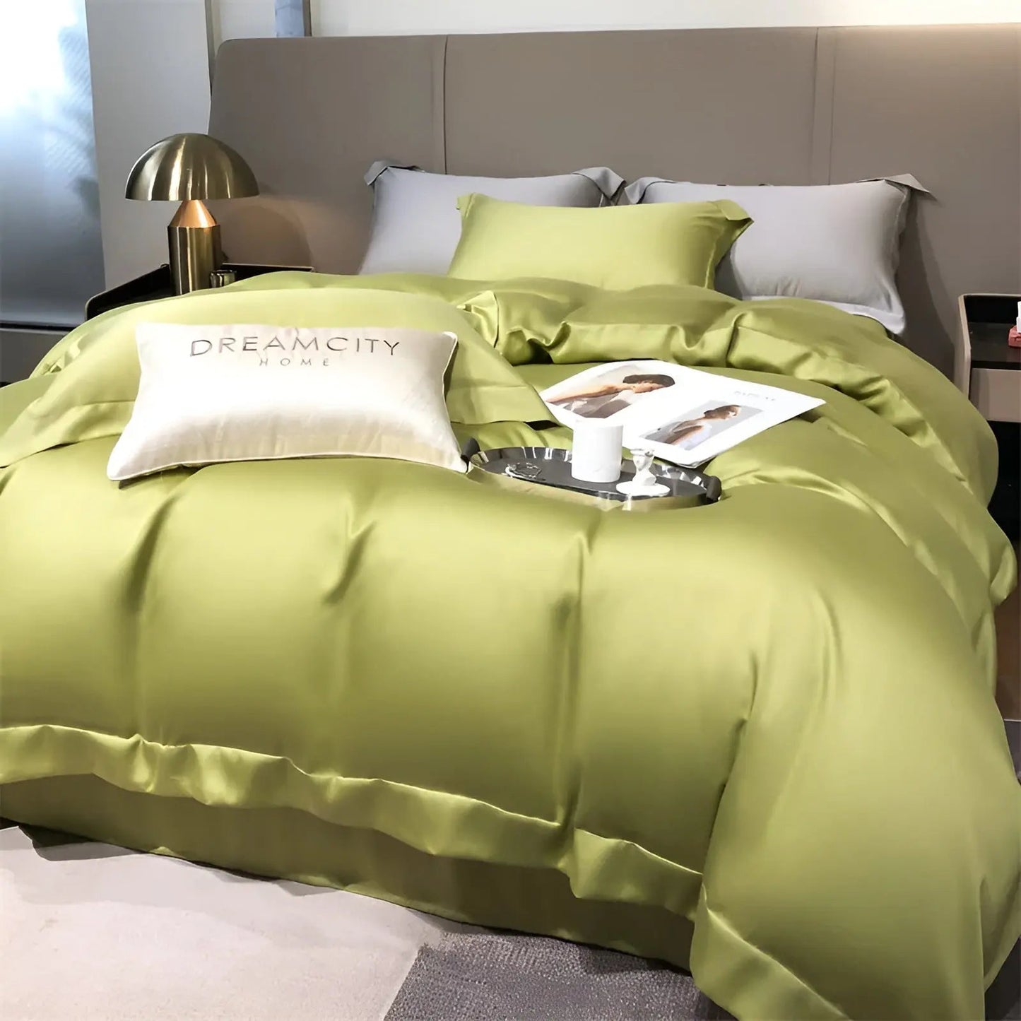 Luxury Bamboo Bedding Set - Silky Soft, Temperature Regulating Duvet Cover and Pillowcases