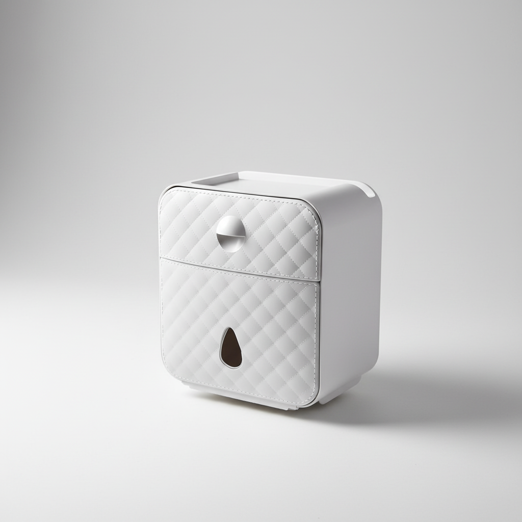 Waterproof Toilet Paper Dispenser with Shelf