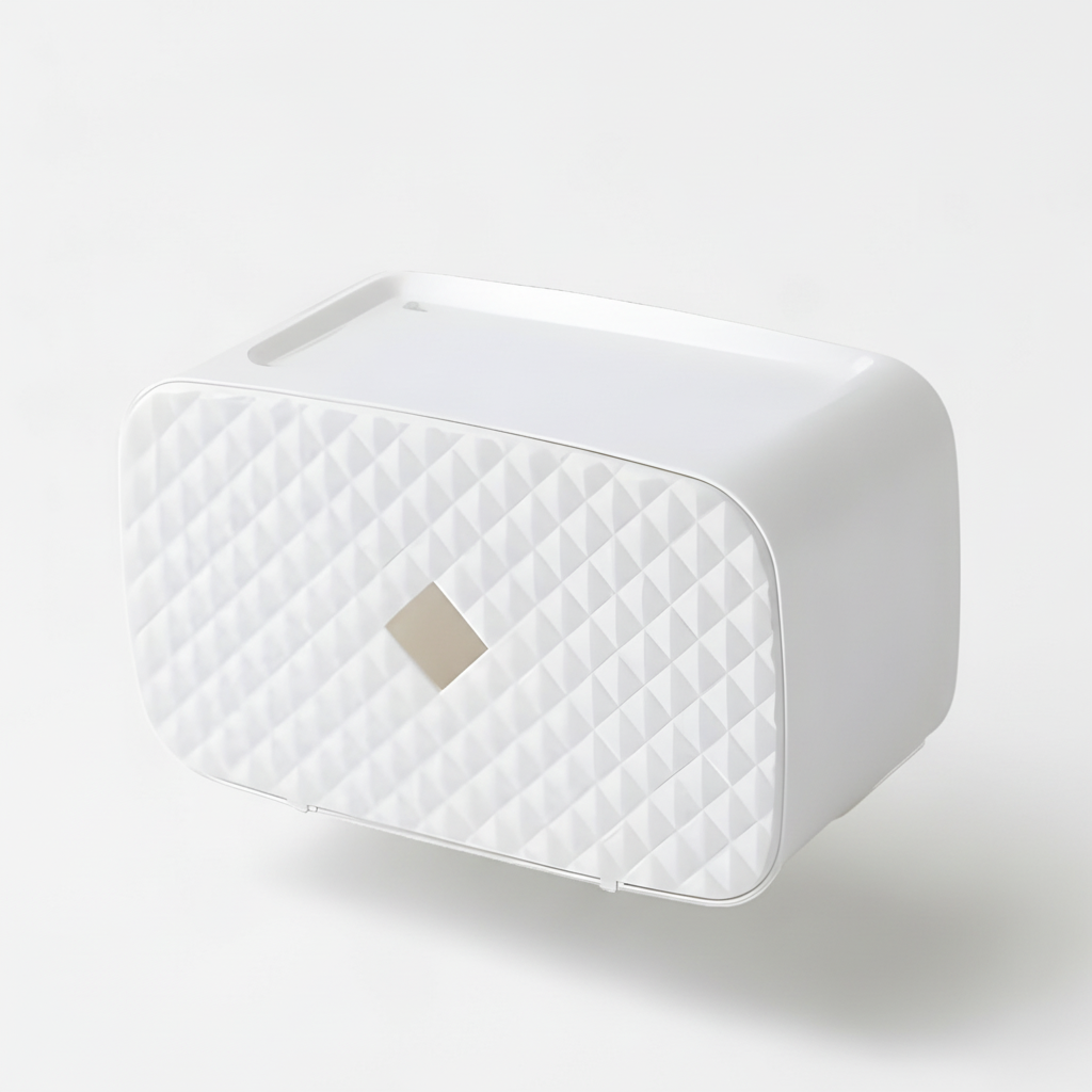 Waterproof Toilet Paper Dispenser with Shelf