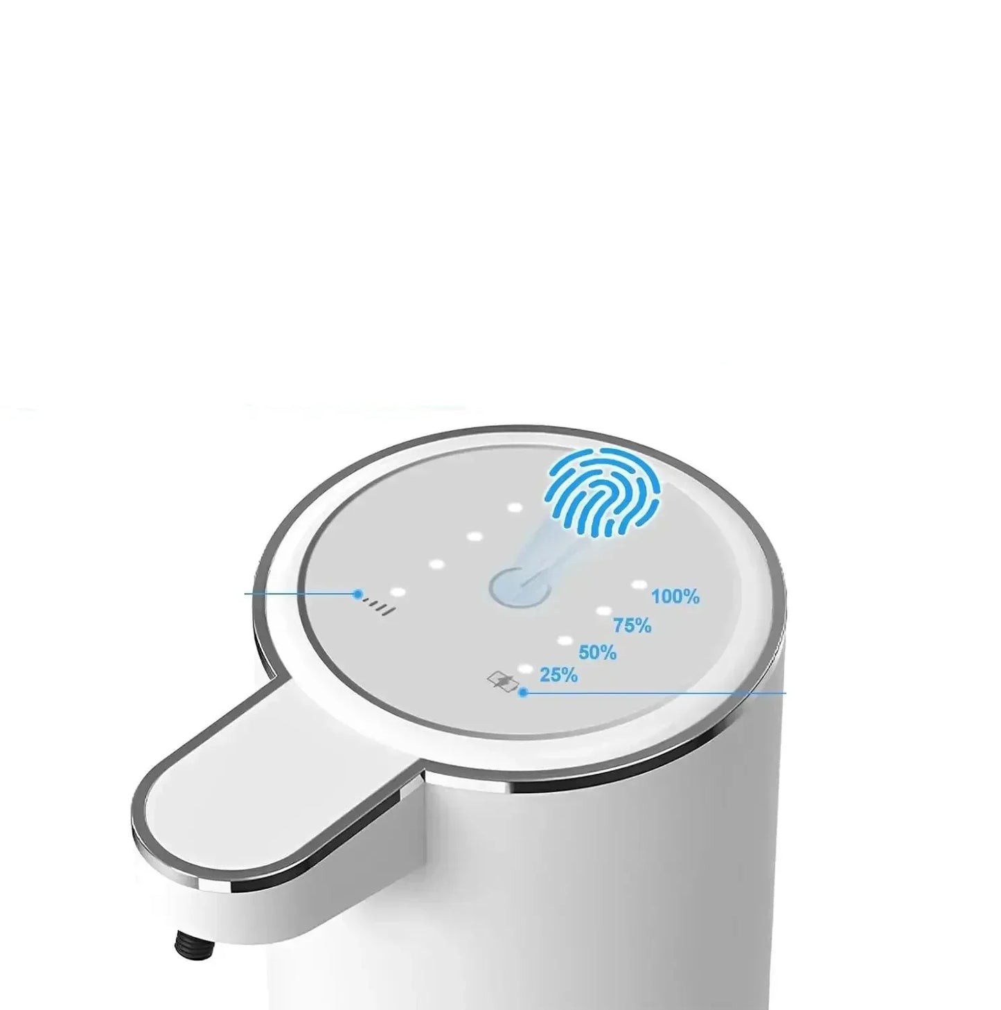 Touchless Rechargeable Foam Soap Dispenser with Adjustable Levels