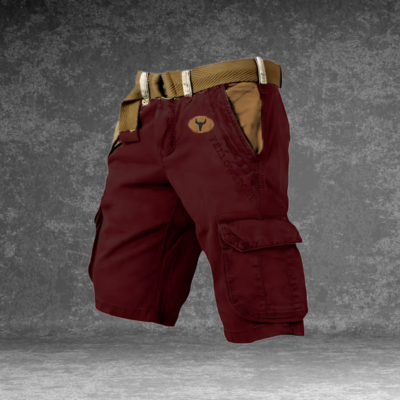 Roomy Cargo Shorts with Multiple Pockets for Men