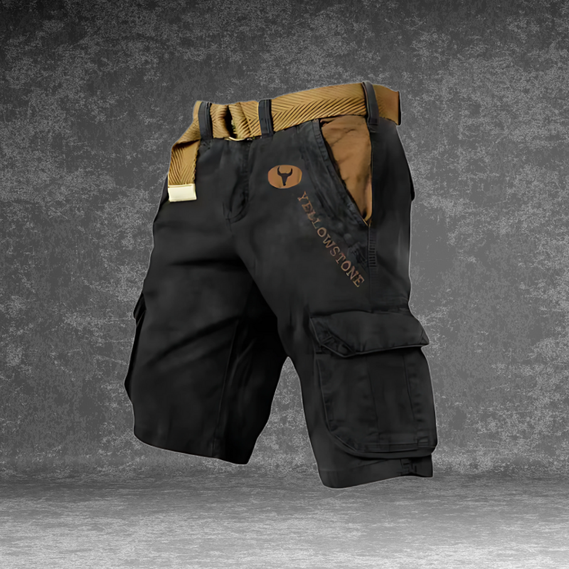 Roomy Cargo Shorts with Multiple Pockets for Men