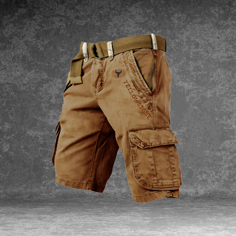 Roomy Cargo Shorts with Multiple Pockets for Men