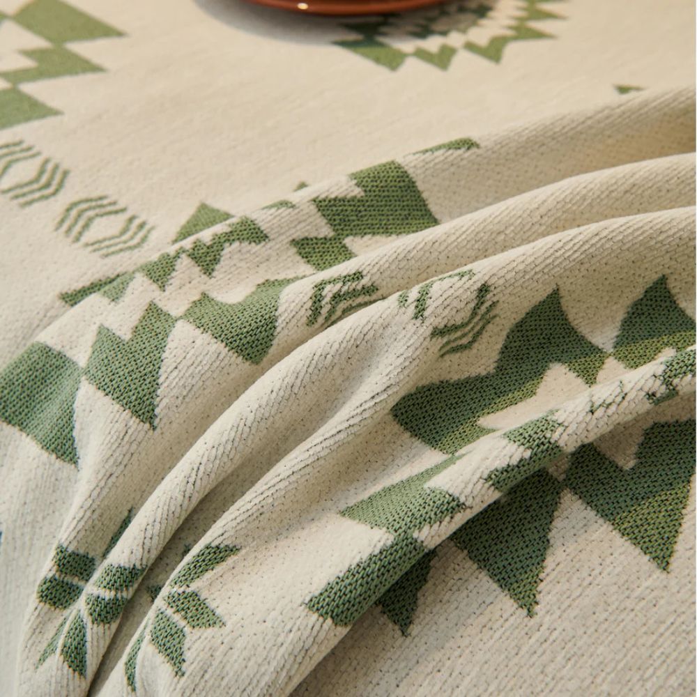 Reversible Tribal Chenille Sofa Cover