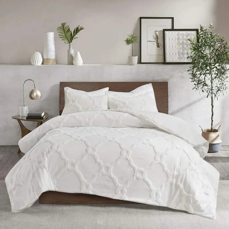 Cotton Duvet Cover and Pillowcase Set