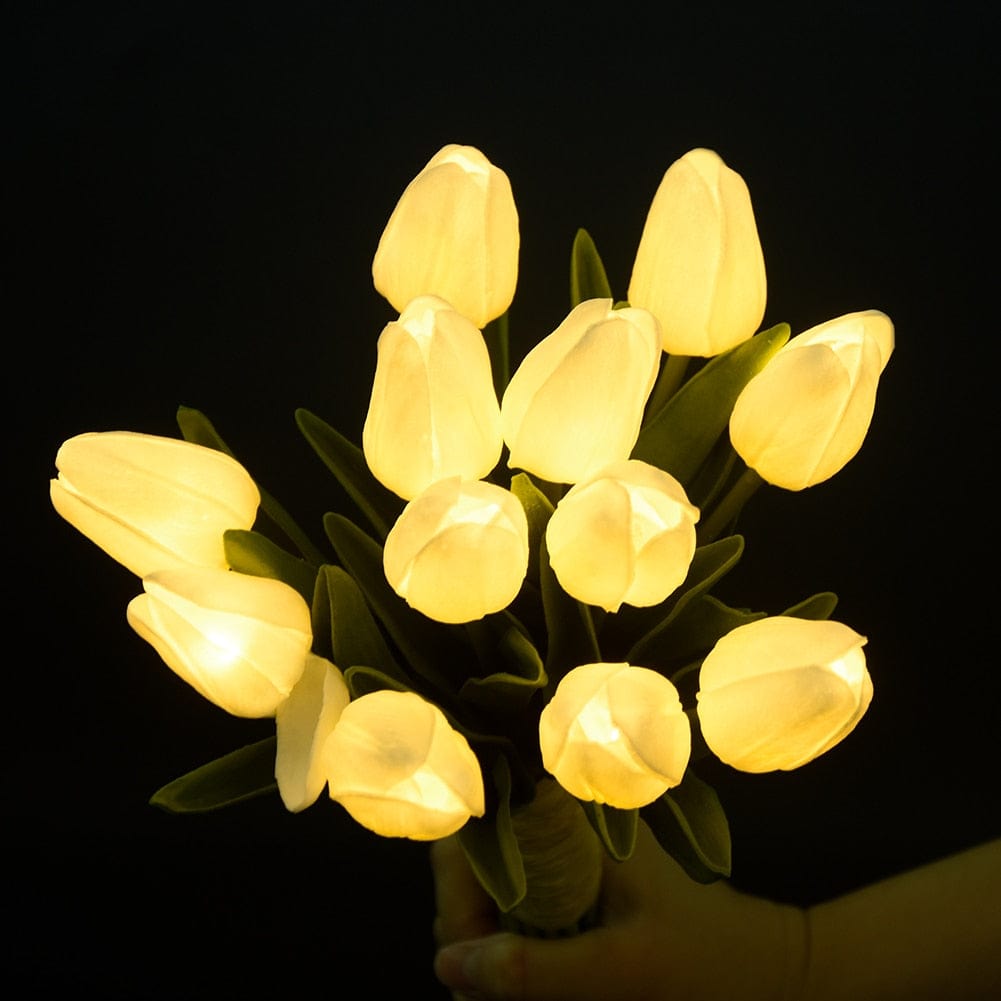 Tulip-Shaped LED Bedside Lamp