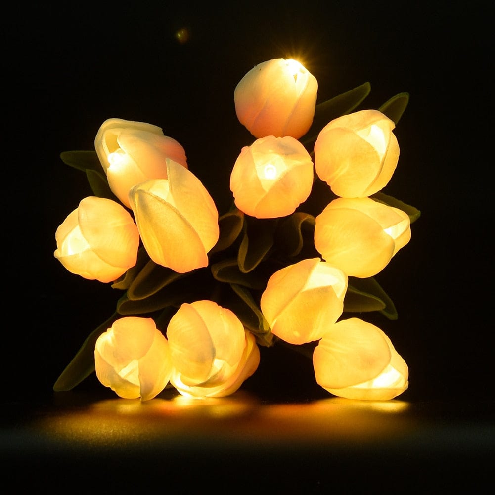 Tulip-Shaped LED Bedside Lamp