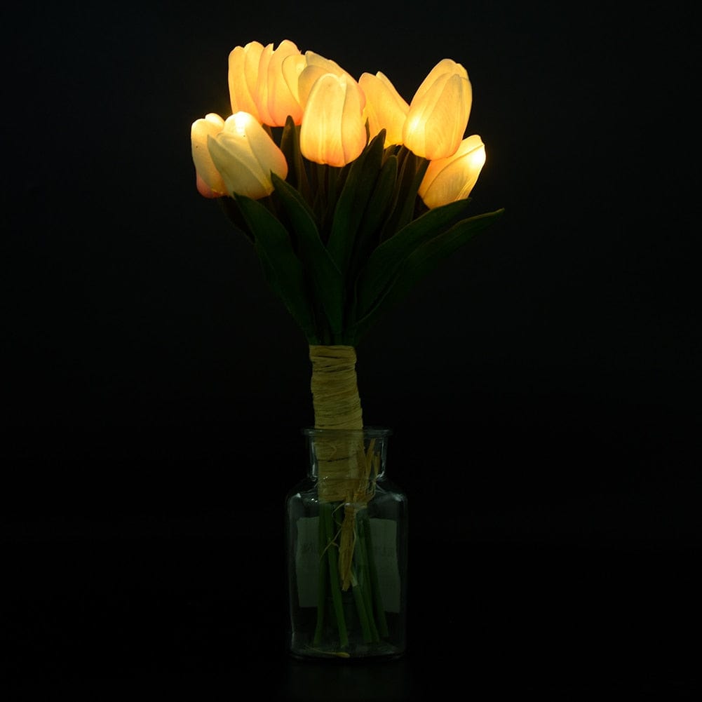 Tulip-Shaped LED Bedside Lamp