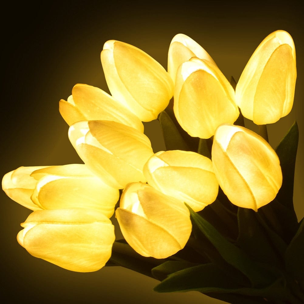Tulip-Shaped LED Bedside Lamp