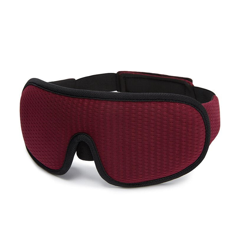 3D Light Blocking Sleep Mask with Soft Padded Fabric