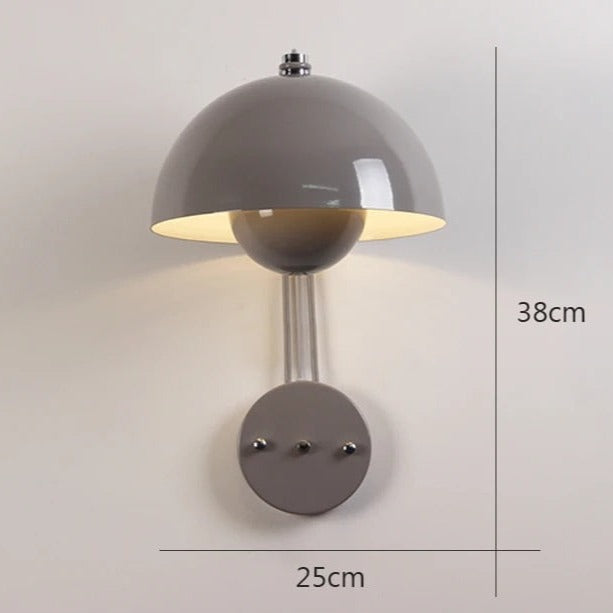 Modern Mushroom LED Wall Lamp - Energy-Efficient Night Light