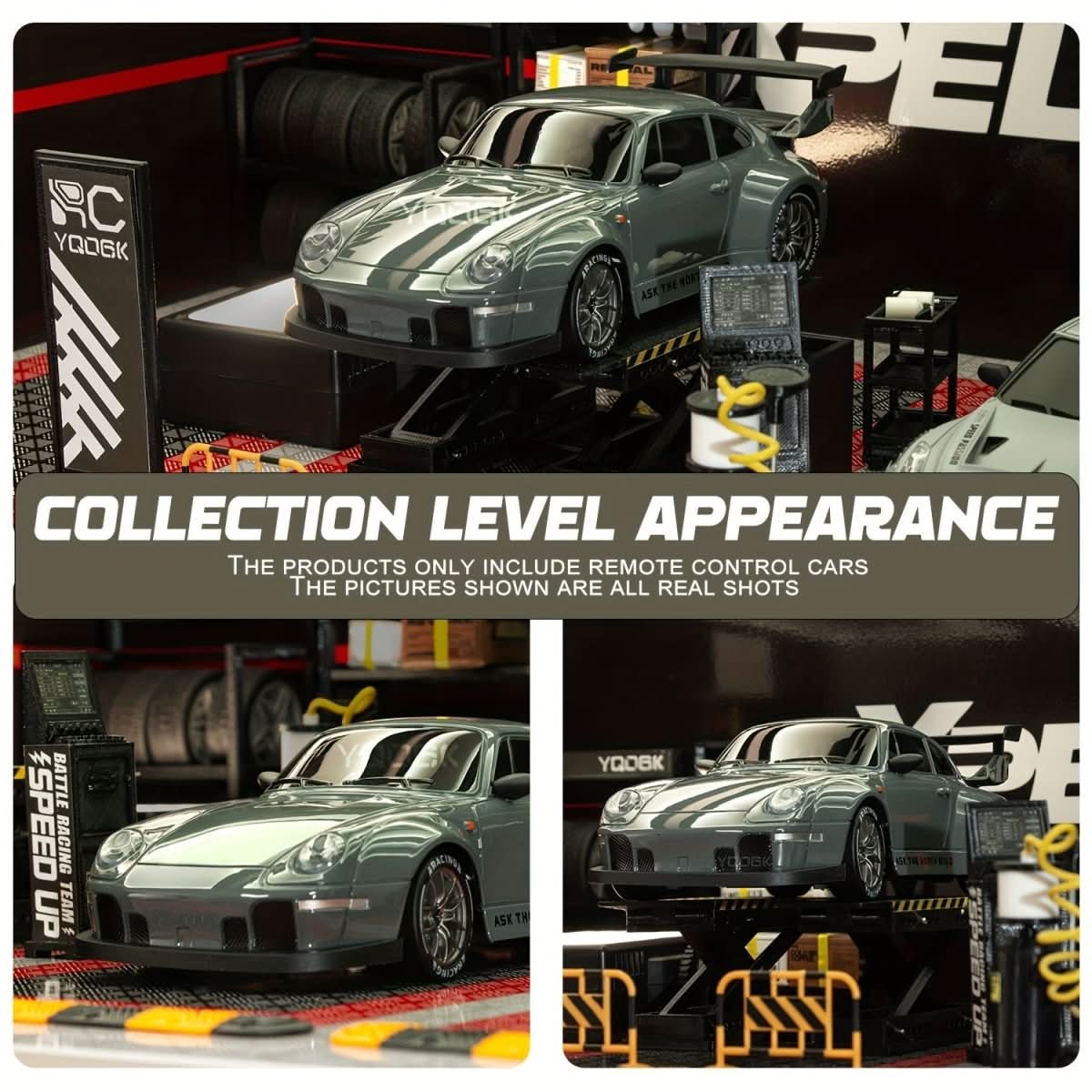 4WD RC Drift Car with LED Wheels and Remote Control