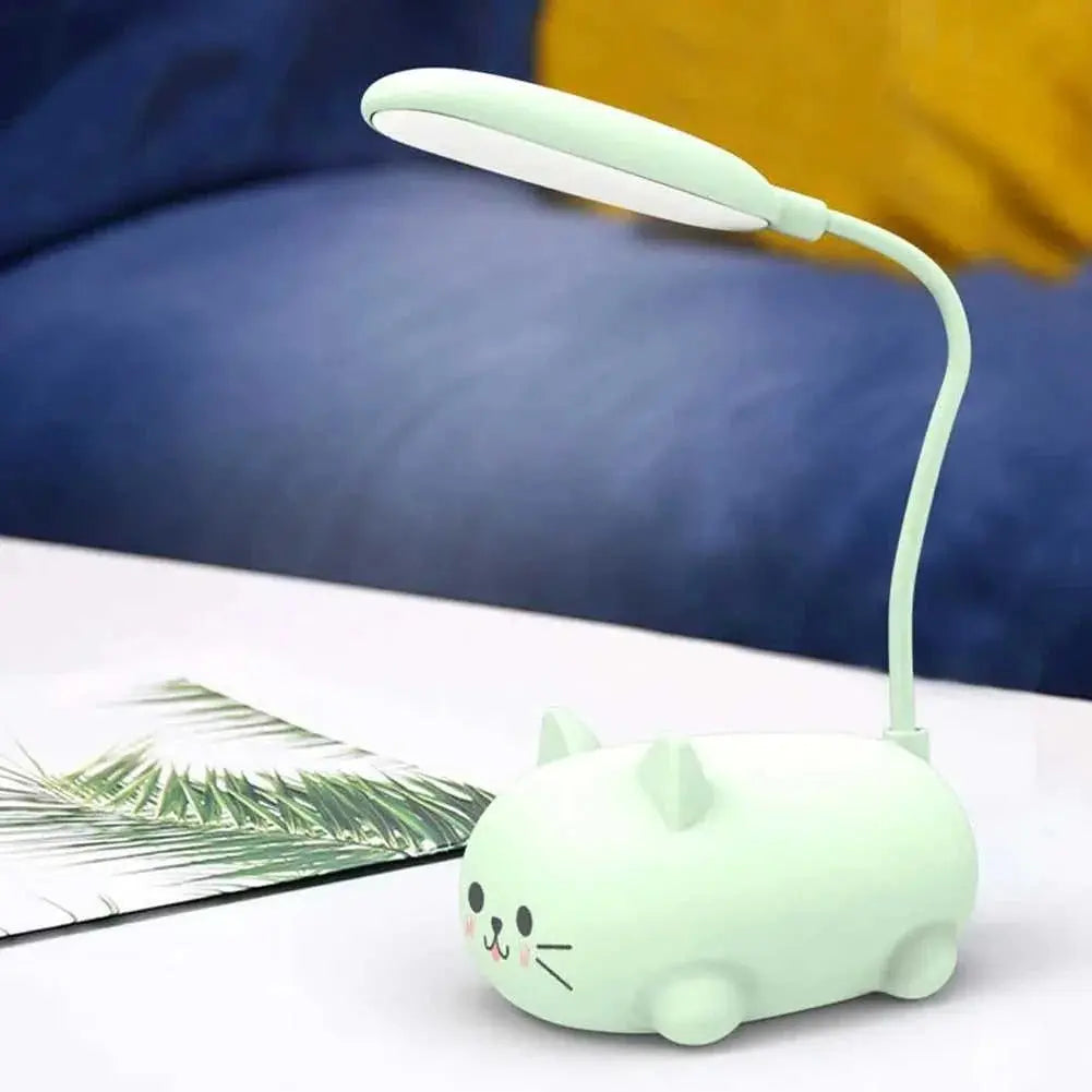 Mini USB Cat Lamp - Rechargeable LED Night Light with Gentle Glow