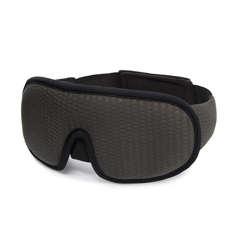3D Light Blocking Sleep Mask with Soft Padded Fabric