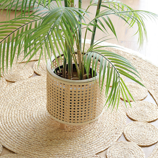 Rattan Braided Flower Pot Holder for Indoor Plants