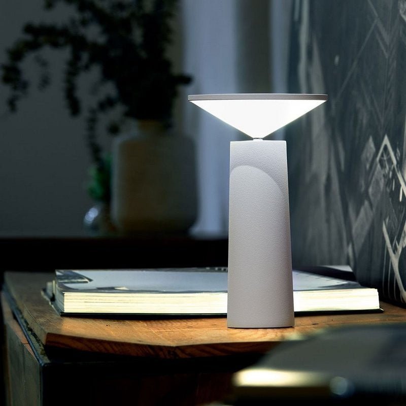 Modern Dimmable Table Lamp with Adjustable Shade