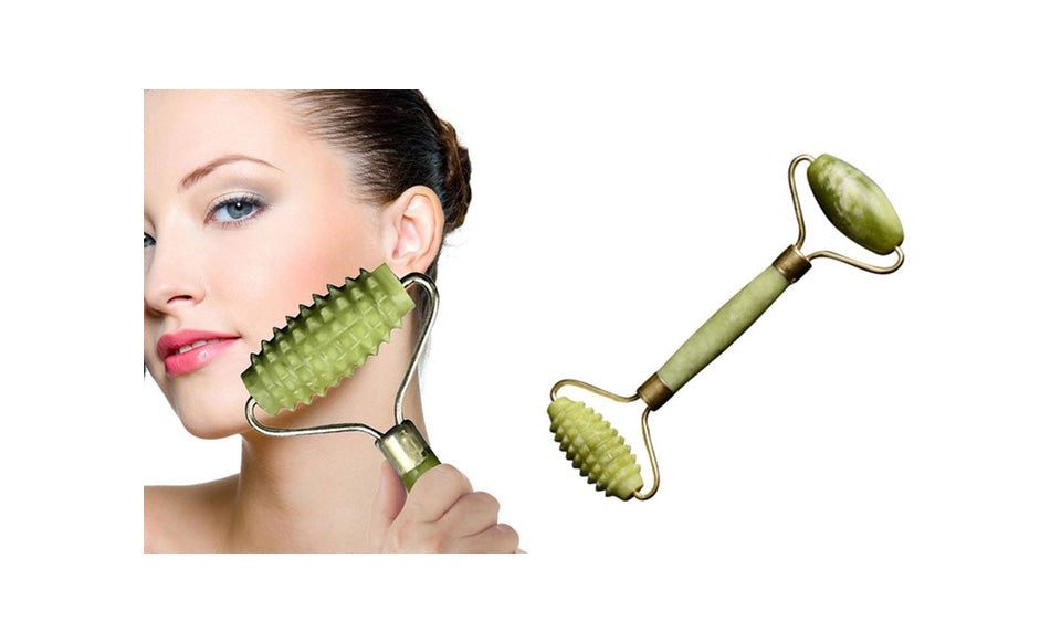 Jade Facial Roller for Skin Tightening and Lymphatic Drainage