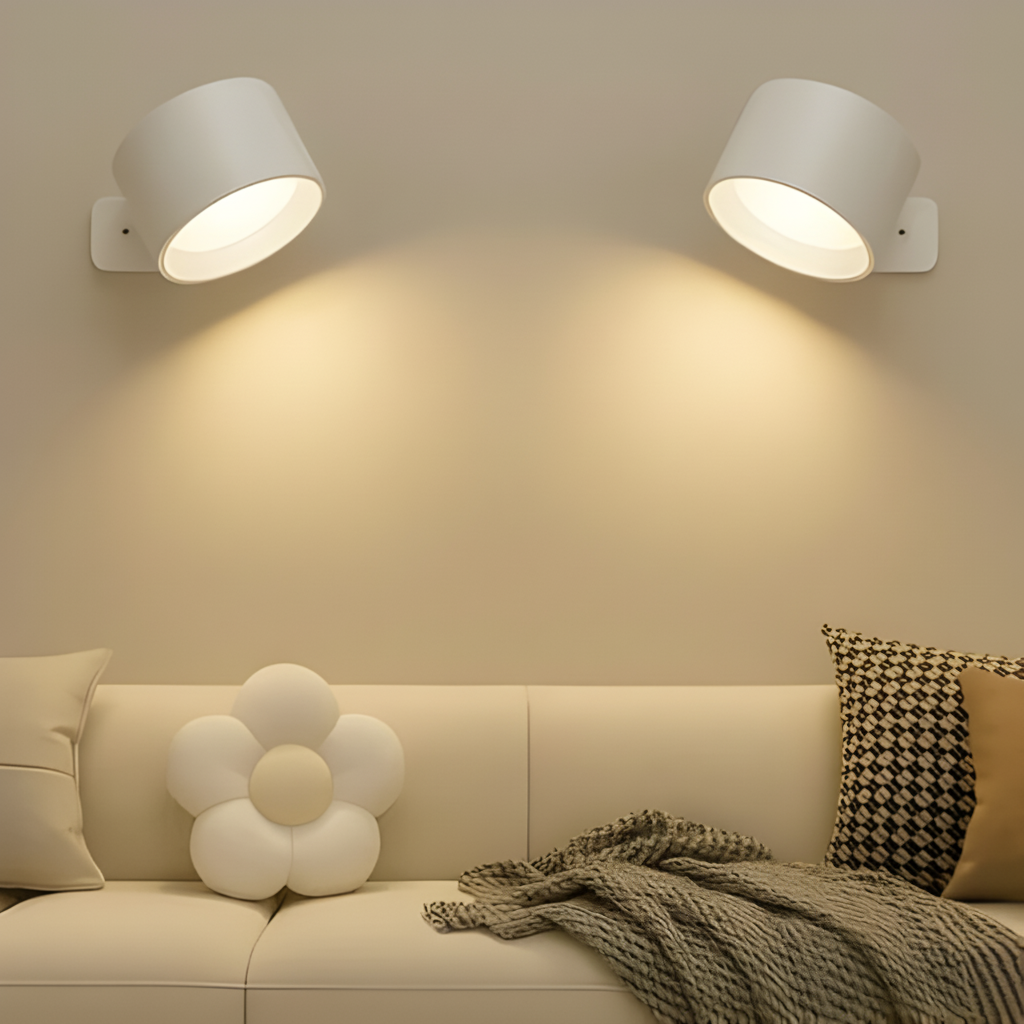 Rechargeable LED Wall Light with Magnetic Mount and Adjustable Brightness