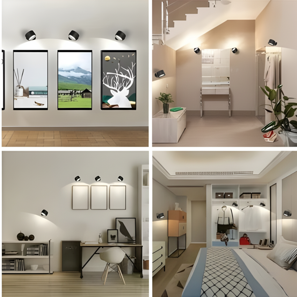 Rechargeable LED Wall Light with Magnetic Mount and Adjustable Brightness