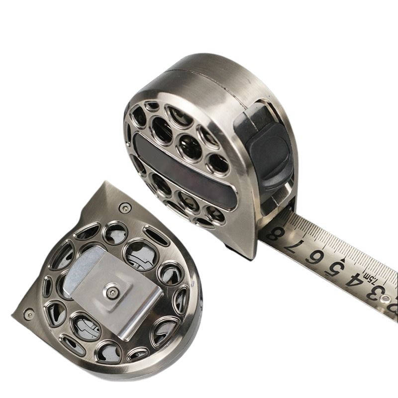 Carved Stainless Steel Measuring Tape with Autolock - 9.8ft, 16.4ft, 24.6ft Options