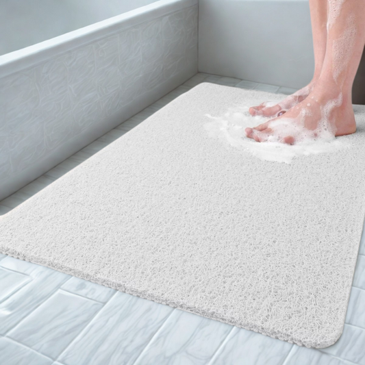 Quick-Dry Non-Slip Loofah Shower Mat