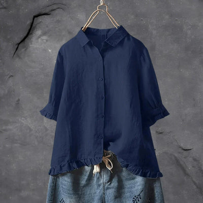 Viera - Pleated Detail Blouse