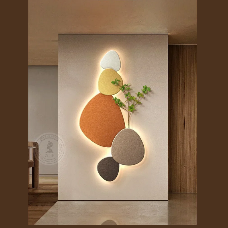 Organic Design LED Wall Lamp for Modern Interiors