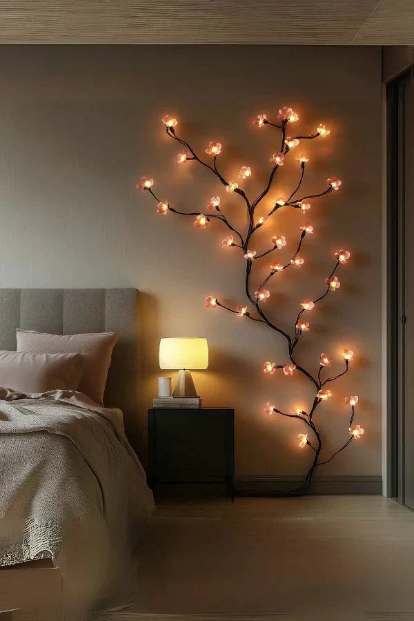 Tree-Shaped LED Wall Lamp for Cozy Indoor Lighting
