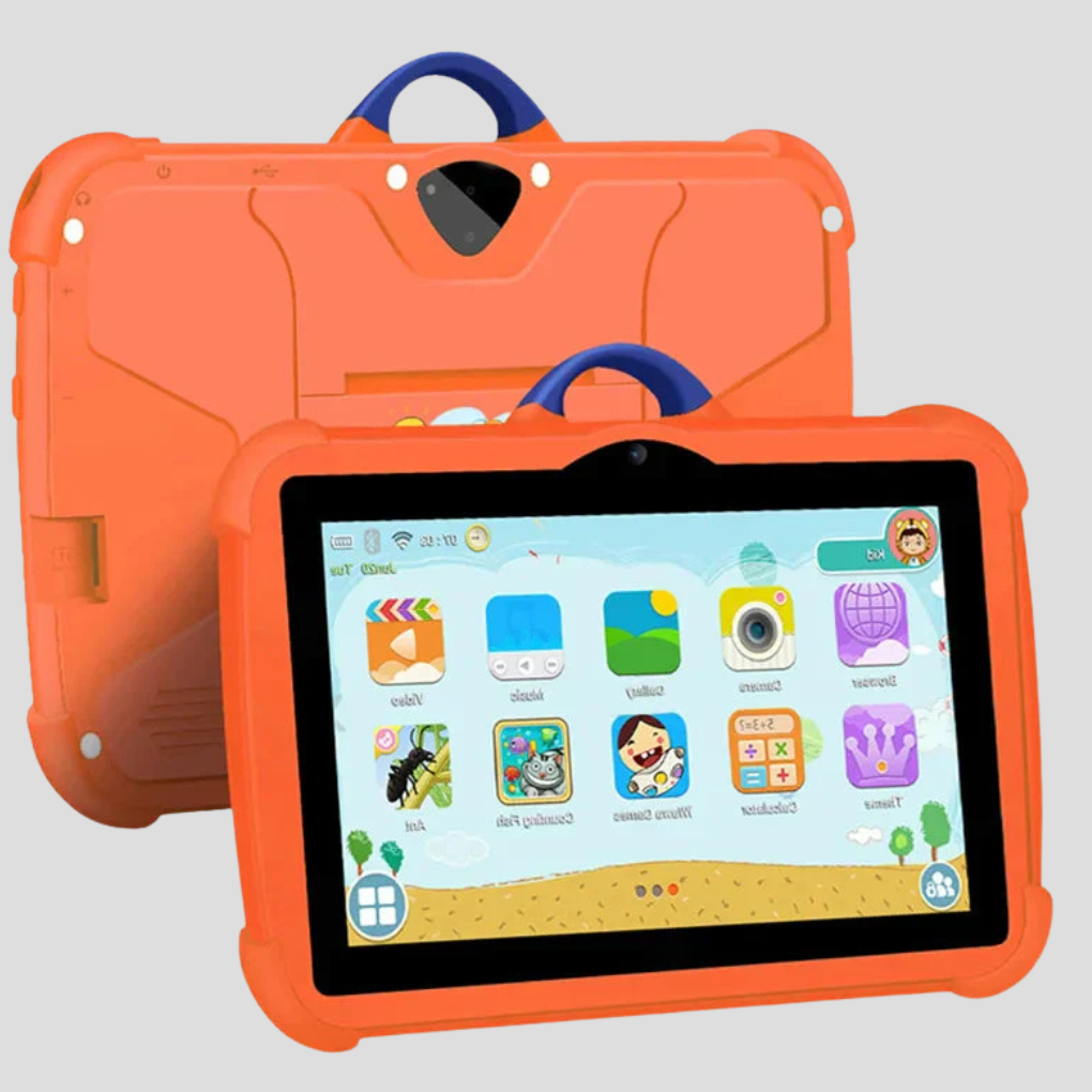 Kids Android Tablet with Parental Controls and Protective Case, 7-Inch Display