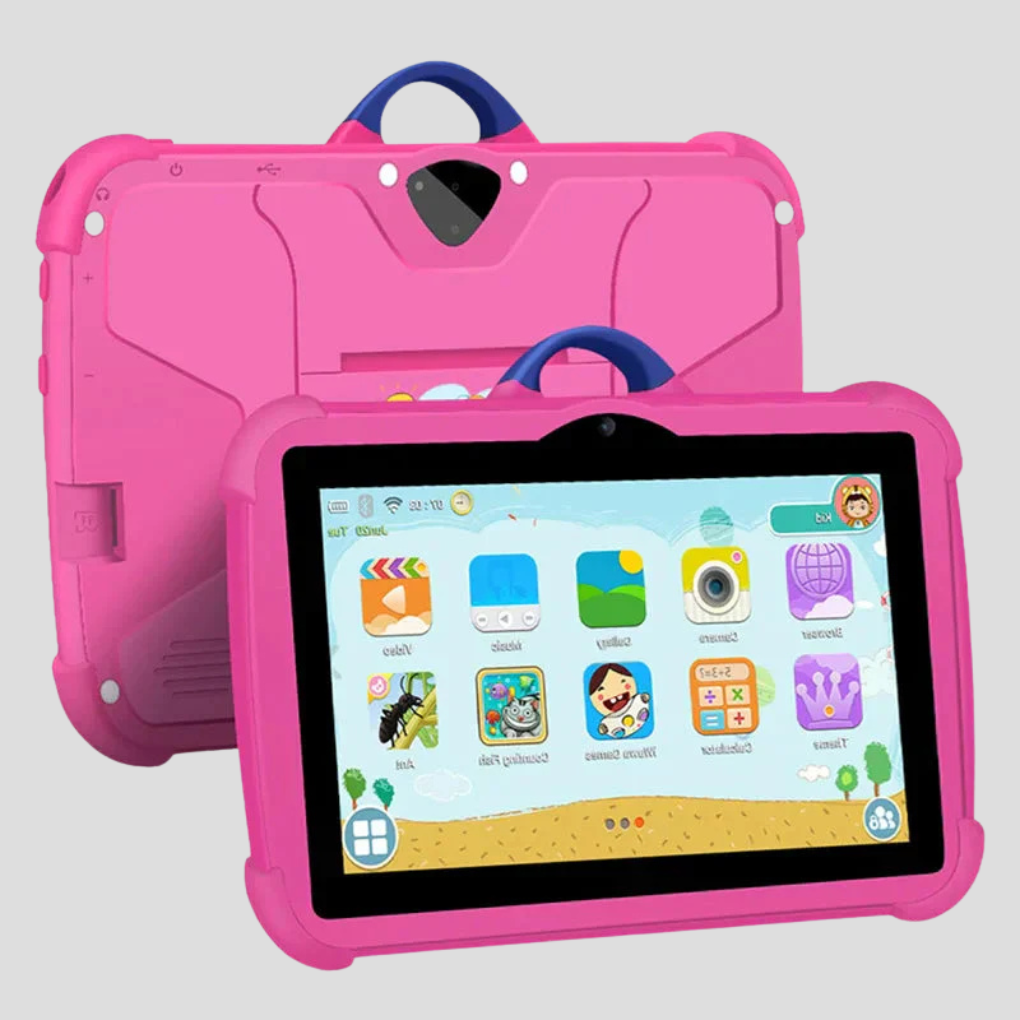Kids Android Tablet with Parental Controls and Protective Case, 7-Inch Display
