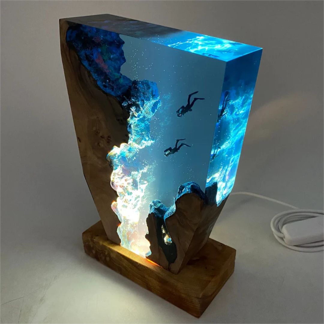 Seabed Resin Ambient Light Lamp