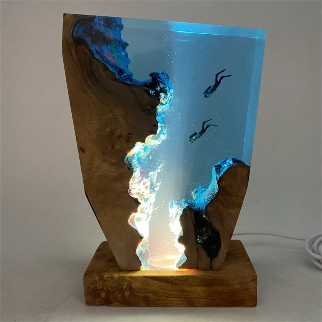 Seabed Resin Ambient Light Lamp