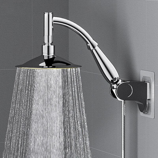 Water-Saving Square Rain Showerhead with Chrome Finish