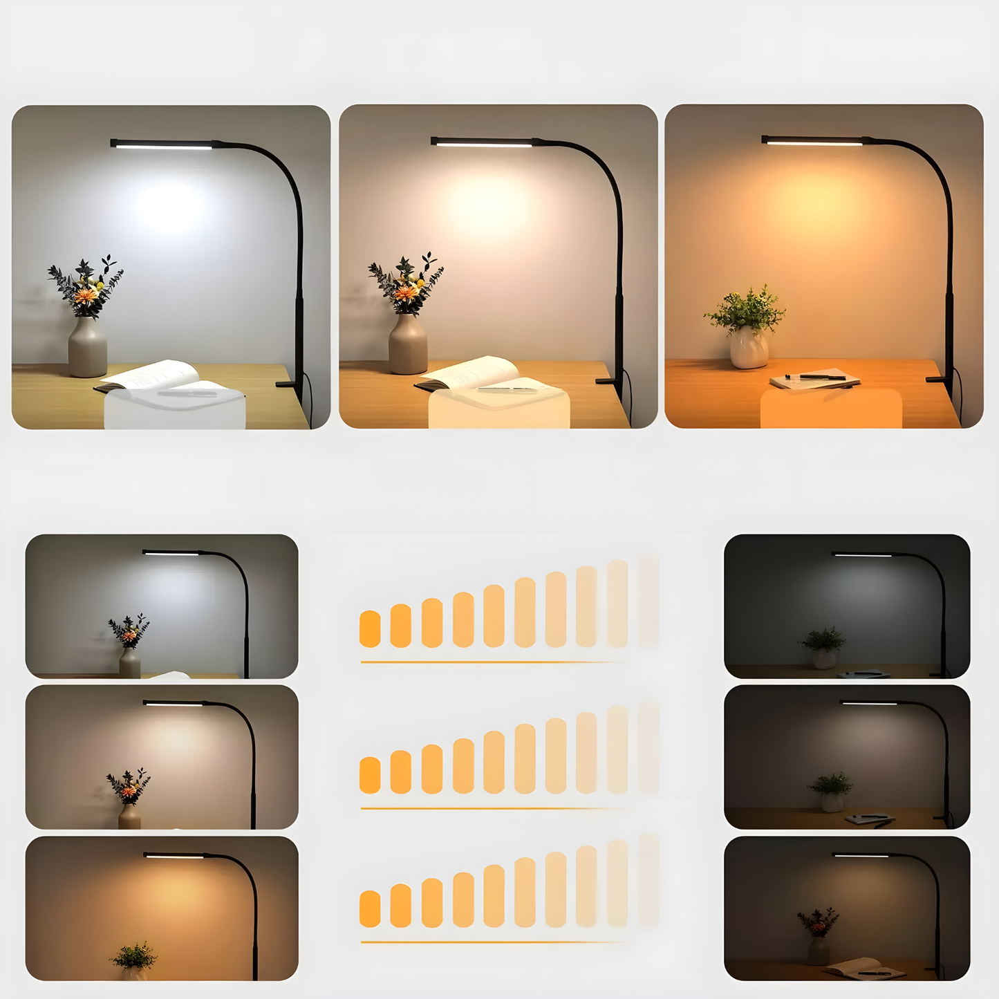 Bubble Effect USB Table Lamp - Elegant Night Light with Adjustable Brightness