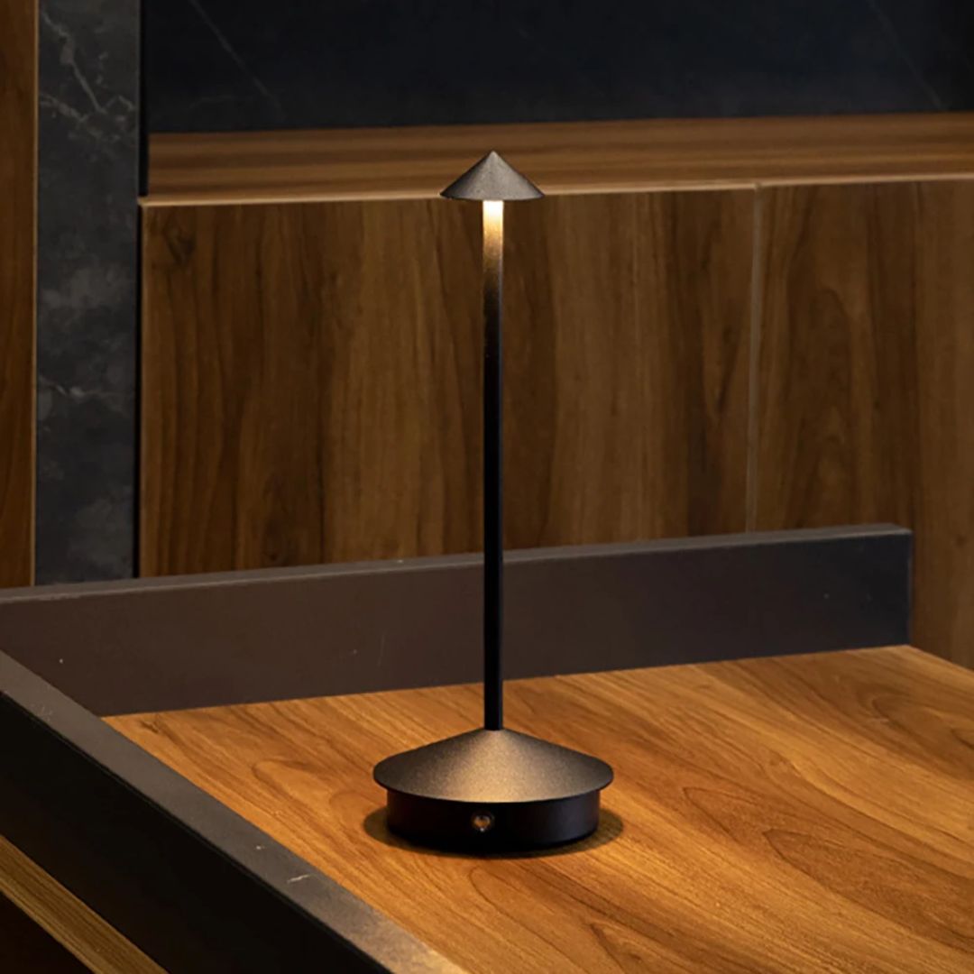 Portable Aluminum LED Table Lamp with Adjustable Brightness