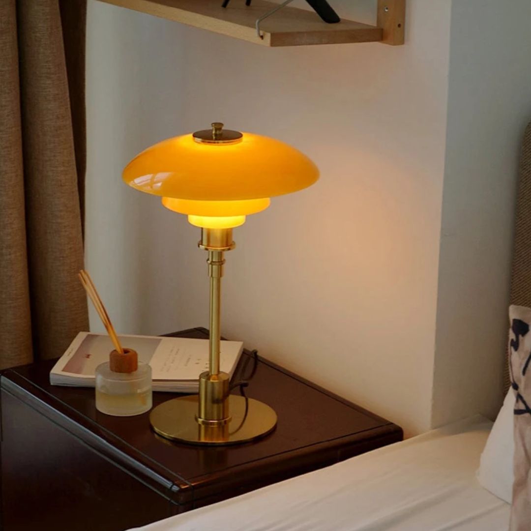 Nordic Glass LED Table Lamp - Contemporary Scandinavian Design