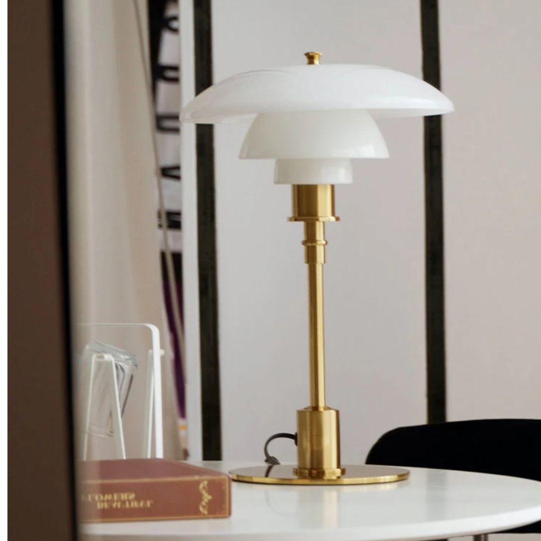 Nordic Glass LED Table Lamp - Contemporary Scandinavian Design