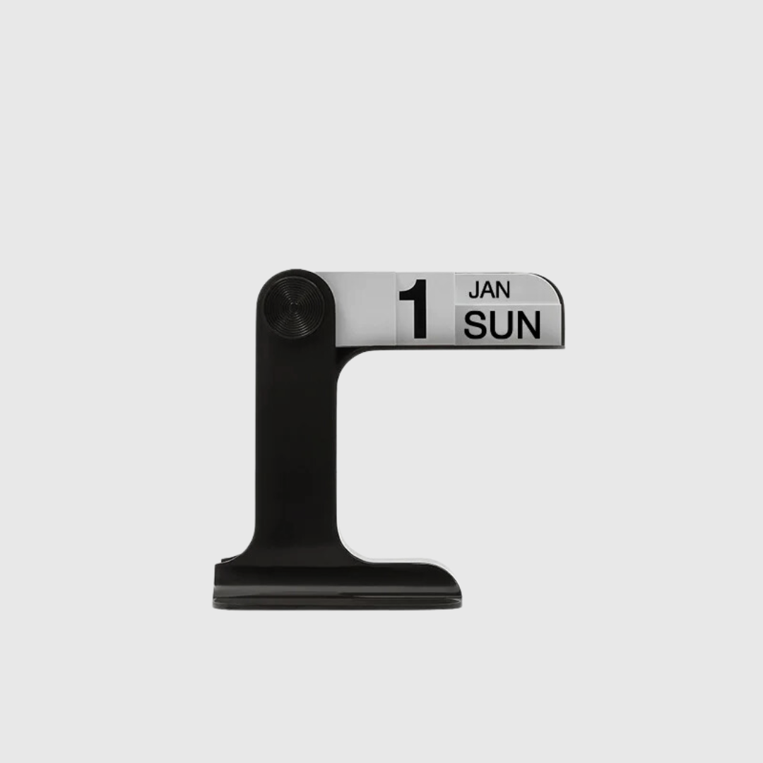 Modern Geometric Perpetual Calendar with Easy Date Adjustment