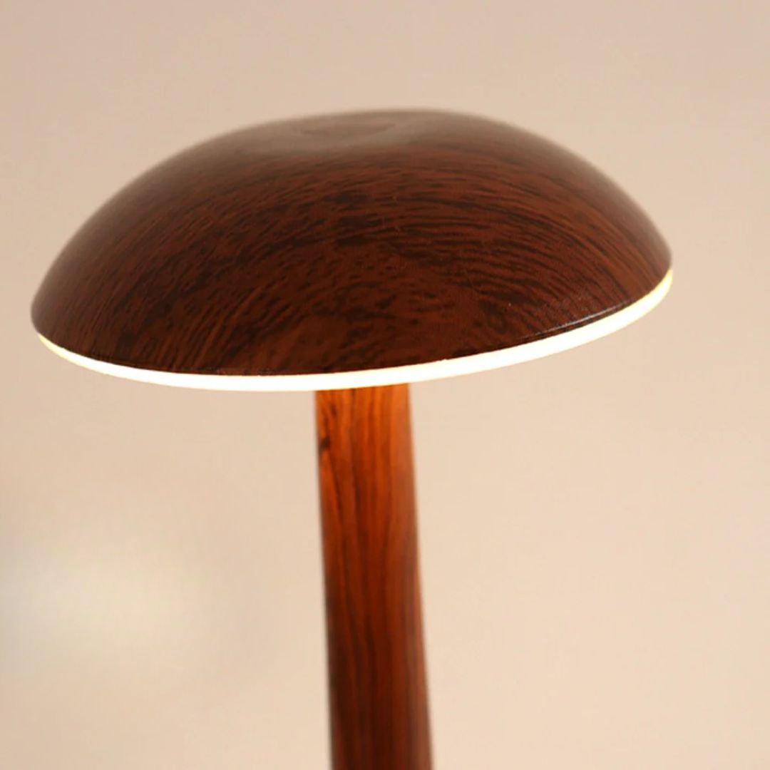 Rechargeable LED Mushroom Table Lamp with Touch Control