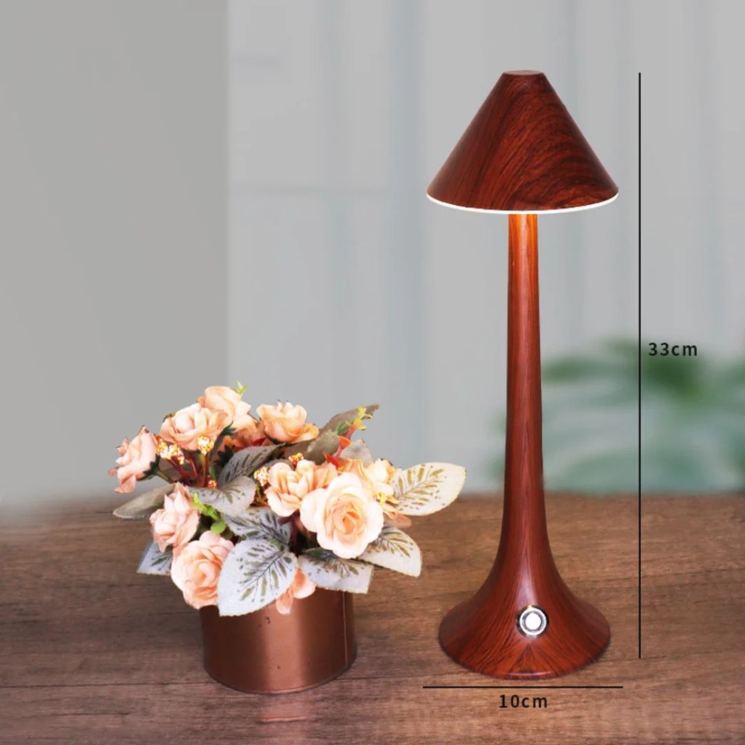 Rechargeable LED Mushroom Table Lamp with Touch Control