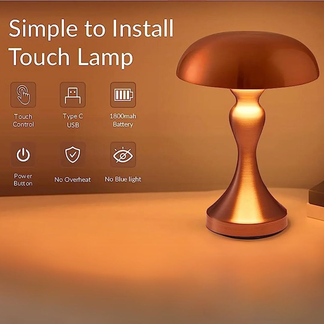Rechargeable Touch Table Lamp with LED Illumination